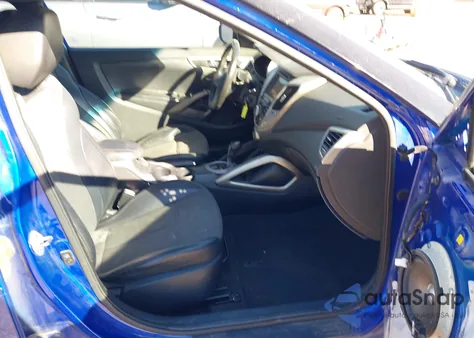 2013 Hyundai Veloster Base W/Black из США, поврежденный, VIN KMHTC6AD4DU106454